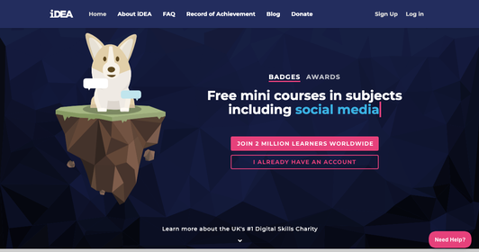 Free badging platform - iDEA